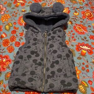 Disney Gray Mickey Mouse Kids Vest